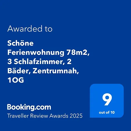 Schoene 78m2, 3 Schlafzimmer, 2 Baeder, Zentrumnah, 1og Apartamento Erfurt