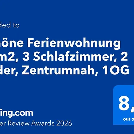 Schoene 78m2, 3 Schlafzimmer, 2 Baeder, Zentrumnah, 1og * Erfurt